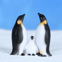 Penguin figurice igračke životinjske figure Porodične figurice za rođendan božićnu zabavu
