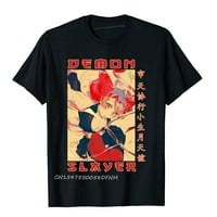 Jhpkjclassic retro art shinobu demon majica Tees običan premium pamuk tiskana High Street muns camisas