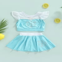 Baby Girl Ljetni kupaći kostim crtani lik Cosplay haljina Split One kupaće odjeće