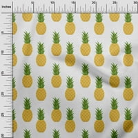 Onuone pamučni dres žute tkanine plodovi ananas šivaći materijal za tisak tkanine sa dvorištem širom