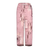 Teretne pantalone za žene Radne casual široke noge Capris Ljeto obrezano plaža elastična struka vrećaste
