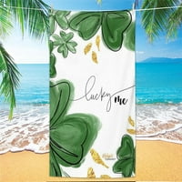 Plaža ručnik za ručnik od mikrovlakana za plažu Super, lagani specijalni uzorak ručnik za kupanje, pločni