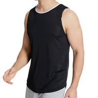 Sanbonepd Muškarci Ljetni fitness prsluk modni fitness pokrenuti bluzu