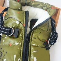 Vodootporni pas zimske jakne hladnim vremenskim kaputima kaputi za pse s hrpene prsluk s kabelskim rukom