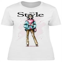 Moj stil elegantni model majica Žene -Image by Shutterstock, ženska XX-velika