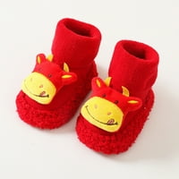FVWitlyh Gilrs čizme kaubojske čizme Dječja zimska čizme pod zadebljani u jesen i zimskoj djeci crtane