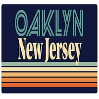 Oakolyn New Jersey Frižider Magnet Retro Design