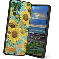 Suncowers-by-Vincent-Van-Gogh-Fine-Art-Floral-žuta-estetska-telefonska futrola, deginirana za Samsung