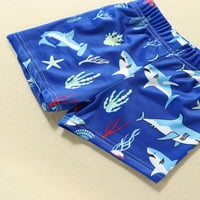 Sprifallbaby Kids Boys Swim Hratke Shark Dinosaur Starfish Gamepad Print Swim Trunks kupaći kostim kupaćim kupaćim kupaćim kupaćim poklopcem za primorsku plažu 2-6y