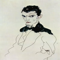 Samoportretni poster Print Egon Schiele