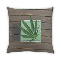 Ahgly Plants Company Marihuana Zatvoreni jastuk za bacanje, po