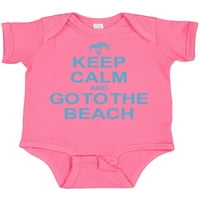 Inktastic Buck Calm Idite na poklon za plažu Dječak baby ili baby girl bodionicu
