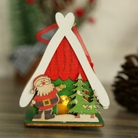 Esaierr božićna dnevnik Kabina Šareno svjetlo-emitiraju kabine za djecu Dječje igračke Božićni ukras