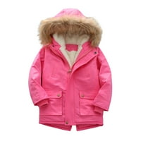 HUNPTA zimski kaputi za djevojke dječake topli obloženi kaput vodootporan zadebljano odjeća pretvorena