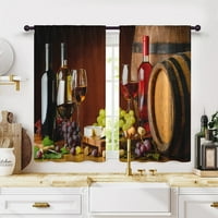 Paille panela za obradu prozora Crveno vino tiskano vino otporno na plijesan Rešeni rešeni vodootporni