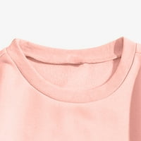 Roliyen Žene vrhovi žene cvjetni print modni višebojni dugi rukav Crew Crt casual bluza majice