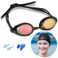 Naočale za plivanje, protiv magle UV zaštite naočale za odrasle, dođite sa kapicama za plivanje, isječci