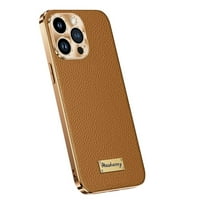 Kompatibilan sa iPhone Pro Caseom, jednostavna kožna kožnica za kožnu kameru od kože za muškarce i žene
