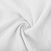 RBAOFUJIE ženske suknje Bijela suknja modna žena seksi V-izrez Solid Collos Labavi suspender bez rukava