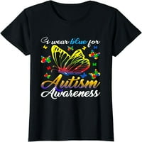 Osvješćenost autizma Nosite plavu majicu porodične podrške za autizam
