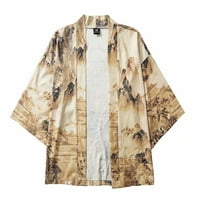 Ležerne modne muške košulje ljetne japanske rukavice od pet bodova Kimono muns i ženske ogrtače jacke