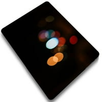 Kaishek plastični tvrdi futrov za objavljeni MacBook Pro 16 Touch ID + crni poklopac poklopca tipkovnice: