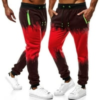 Muškarci Casual Pantsharem hlače hop trend modne prozračne boje podudaranje sportova kravata noge čipke