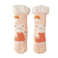 Žene Slatki stil janjećih čarapa Jesen i zimski dom Plus Velvet debede čarape i čarape F Jedna veličina