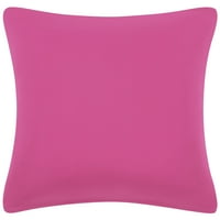 PICCOCASA Spande Dekorativni jastuk za bacanje, 18 X18 Fuchsia