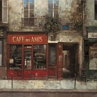 Cafe des Amis Poster Print by Chiu Tak Hak