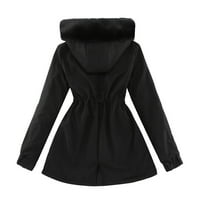 Vedolay ženske jakne Ženska moda za radni kaput Business Casual Slim Fit Formal Dame Jakna, crna 3xl