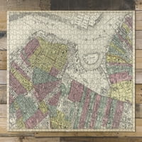 Puzzle - Mapa New York lima 6: Karta obuhvaća BOERUM HILL, COBLE Hill, Brooklyn Heights, u centru Br