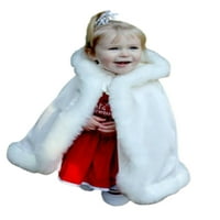 Inevenn Princess ogrtač s kapuljačom Girls Cape Toddler kostim prerušiti se za božićni karneval Cosplay