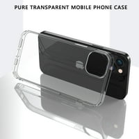 Kolekcija jasnoće Čvrsti štit Snap-on Transparenty Hybrid futrola za iPhone - Clear