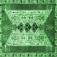 Ahgly Company Zatvoreni pravokutnik perzijski smaragdno zelene tradicionalne prostirke, 8 '10'