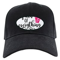 Cafepress - Kraljica svega bejzbol šešira - bejzbol šešir, novost crna kapa