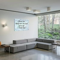 Poznati citati i izreke uokvirene platnenom zidnom umjetnošću, horizontalna verzija Moderni kućni dekor,