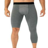 Sanviglor Mens Workout Sport Short Hlače Brze suho joga kratke hlače Dušenje za podizanje ljeta Capri