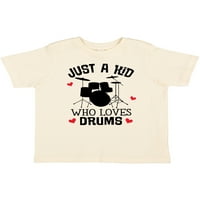 Inktastično Buduće bubnjar dijete voli bubnjeve poklon dječaka majica malih mališana ili majica mališana