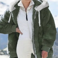 Idoravanske zimske kapute za žene plus veličine za čišćenje žena plus size zimski topli labavi plišani
