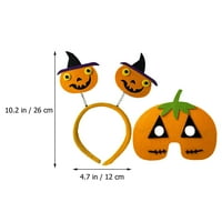 Set Halloween Pumpkin reps festivalska stranka bundeva cosplay maska ​​za glavu