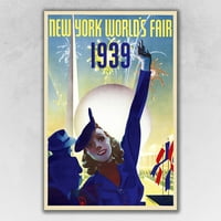 16 24 New York World Fair Vintage Travel Poster Wall Art