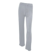 Fanxing ženske hlače s džepovima plus veličine jesenski trenerke na nogama Stretch tipka za struku Pocket