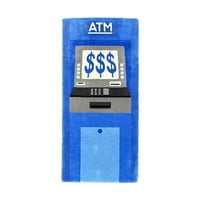 50x, bankomat Plava kućna prostirka za vrata i uredski dekor Ulaz Vrt Kuhinja Mat za spavaću sobu apsorbuje