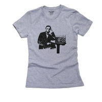 Modern Abe Lincoln - Hip Boombo - Cool Silhouette ženska majica pamučne sive majice