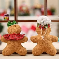 Božićni gingerman ukrasi Xmas Tree Haverger Božićno drvce Gingerman Privjesak za lutke za vješanje na