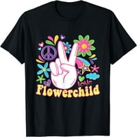 Hippie poklon Groovy FlowerPower Woodstock boemska mirna majica