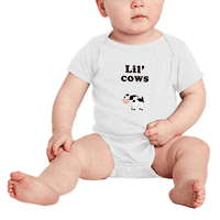 Slatki bebe Kombinezon za bebe Lil 'krave Zabavna odjeća za zabavu i gril