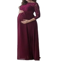 Hopiumy Womens Materinstvo Fotografija Dugačka odjeća za trudnoću