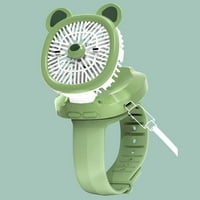 FLUGUED ručni sat ventilator ultra miran silikonski USB punjivi ventilator za ručni sat sa udobnim remenom